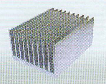 方形铝型材电子散热器